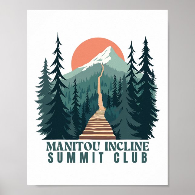 Manitou Incline Summit Club1  Poster (Framsidan)