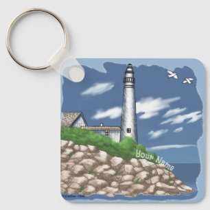 Manitou Lighthouse Keychain Nyckelring