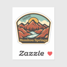 Manitou Springs, Colorado-klistermärke Klistermärken