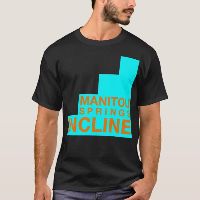 Manitou Springs Incline Officiell T Shirt (Framsida)