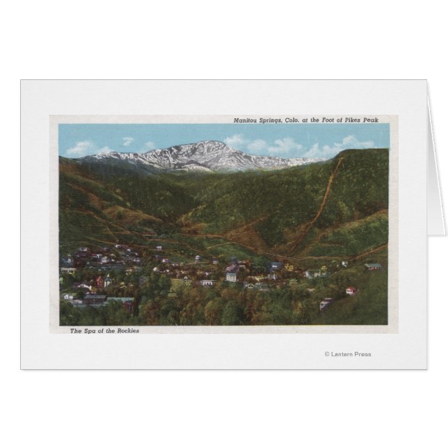 Manitou Vår, CO - Rockies Spa Hälsningskort (Framsidan Horizontal)