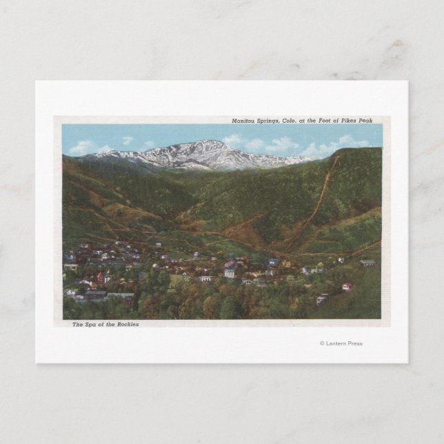 Manitou Vår, CO - Rockies Spa Vykort (Framsida)