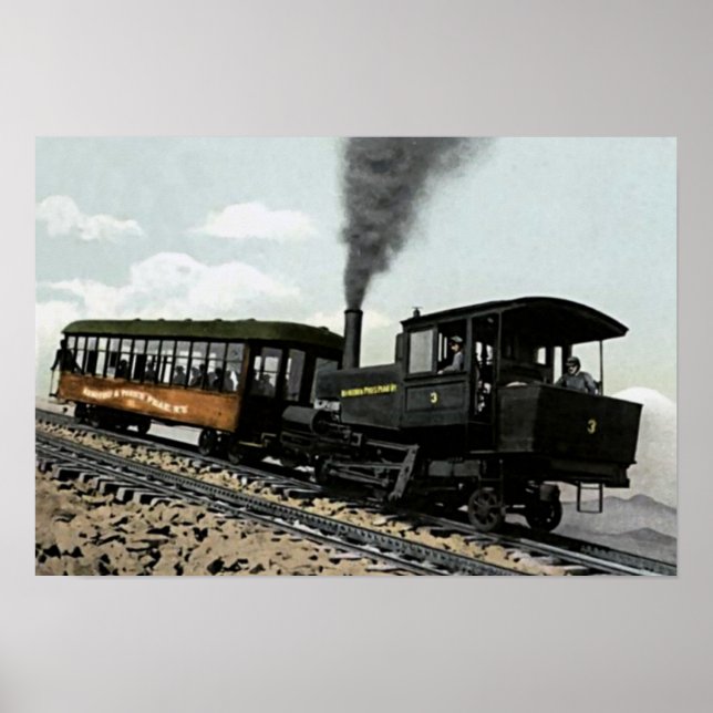 Manitou Vår, Colorado Cog Railway up to Pikes Poster (Framsidan)