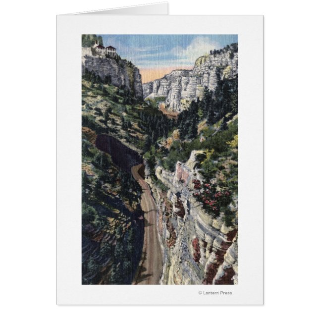 Manitou Vår, Colorado Hälsningskort (Framsidan)