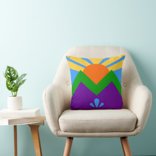 Manitou Vår Flagga om amerikanska MoJo Pillow Kudde