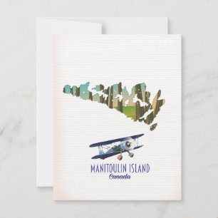 Manitoulin Island Kanada karta