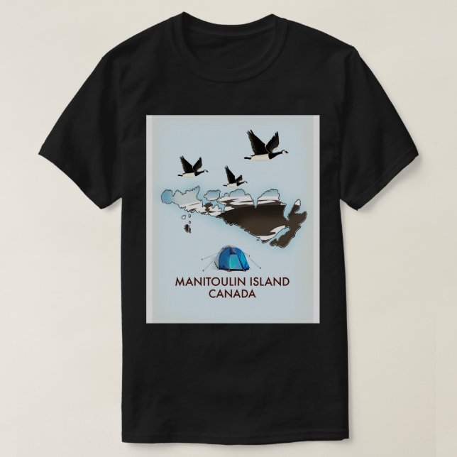 Manitoulin Island Kanada T Shirt (Design framsida)