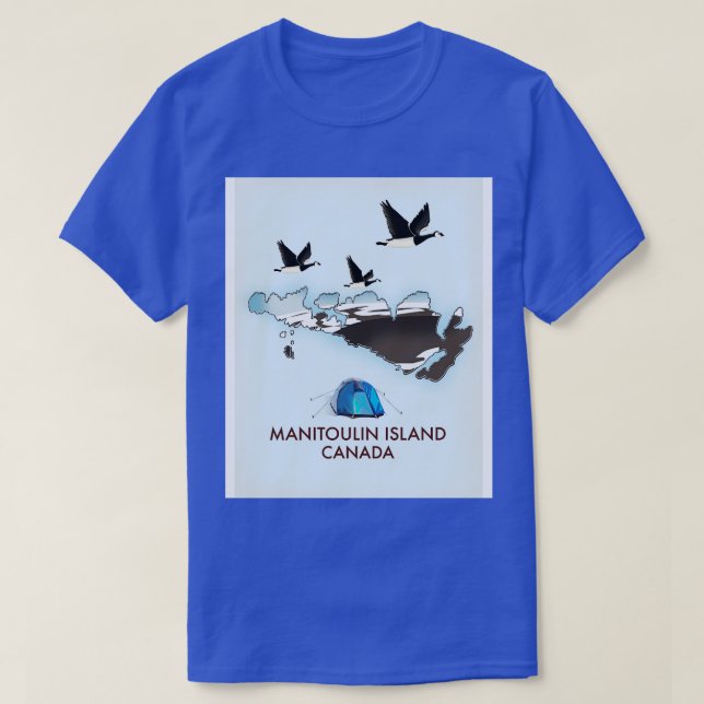 Manitoulin Island Kanada T Shirt (Design framsida)