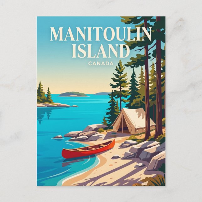Manitoulin Island Kanada Vykort (Framsida)