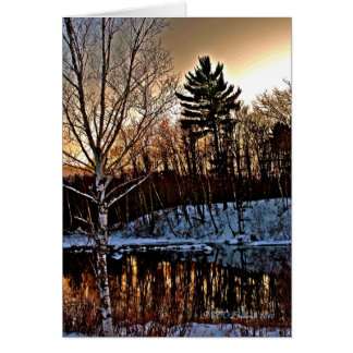 Manitowish Vinter Card Hälsningskort