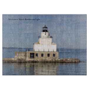 Manitowoc North Breakwater Light cut board