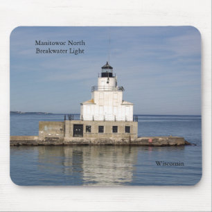 Manitowoc North Breakwater Light mouspad Musmatta