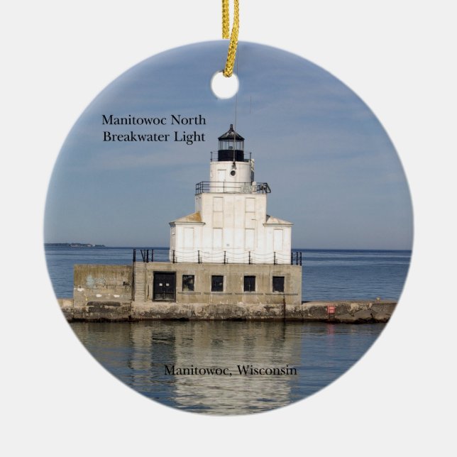 Manitowoc North Breakwater Light ornament (Framsidan)