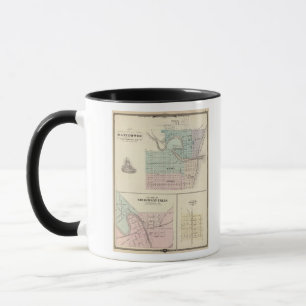 Manitowoc, Sheboygan och Hilbert, Wis Mugg