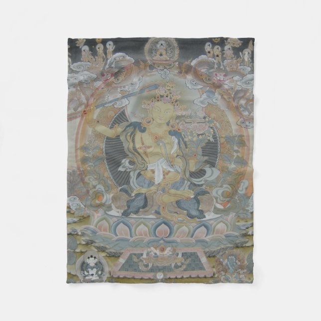 Manjushri Fleece Blanket (Framsidan)