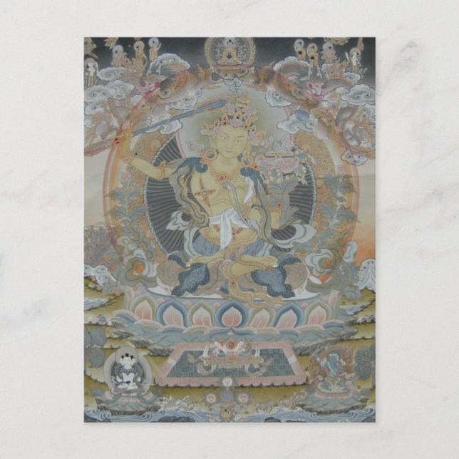 Manjushri Postcard Vykort (Framsida)