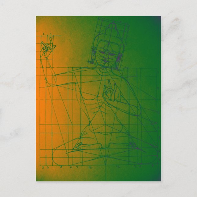 Manjushri Sketch-vykort Vykort (Framsida)