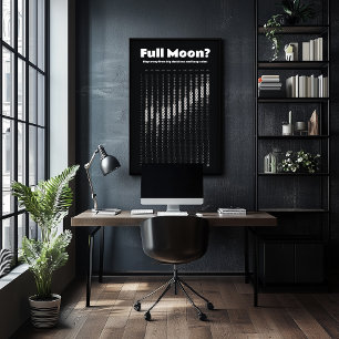 Månkalender för att planera beslut poster
