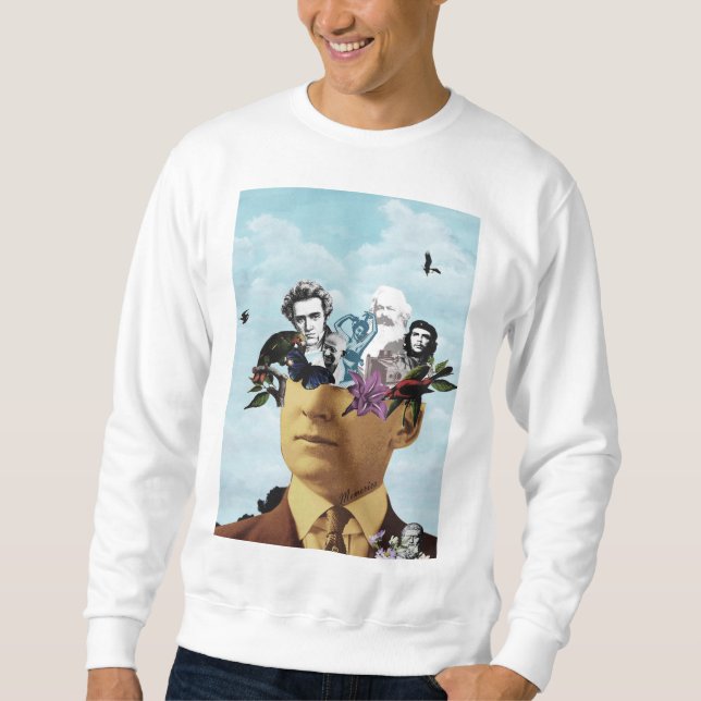 Mankinds minnen lång ärmad tröja (Framsida)