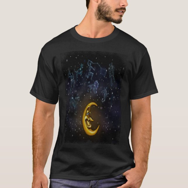 Månkonstellationer T-Shirt (Framsida)