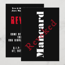 Mankort möhippeinbjudan,