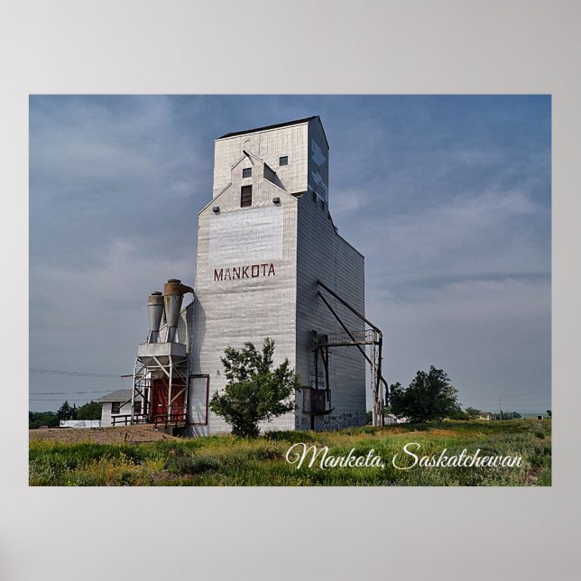 Mankota Grain Elevator Poster (Framsidan)