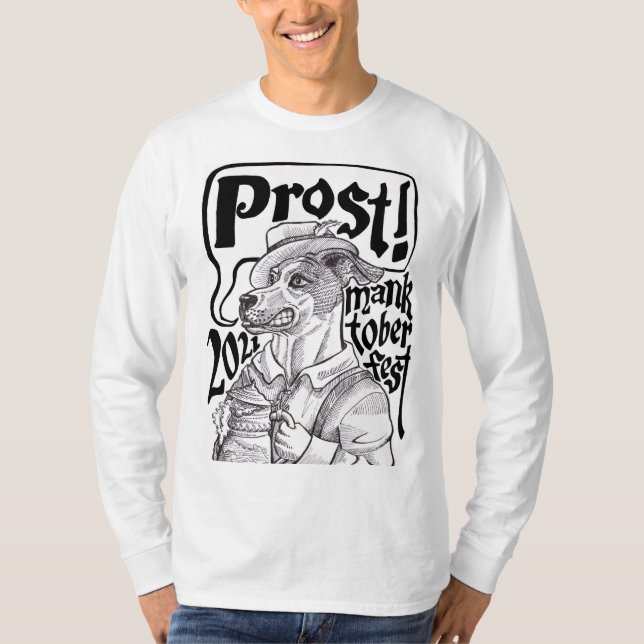 Manktoberfest 21 långärmaders t-shirt (Framsida)