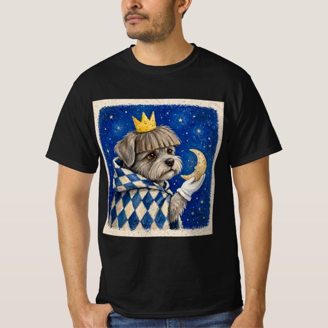 Månkung Hundtröja T Shirt (Framsida)