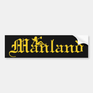 MANLAND-bildekal!! Bildekal