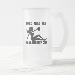 Manland/Mancave ölmugg! Frostat Ölglas