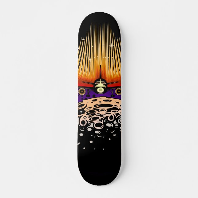 Månlandning Mini Skateboard Bräda 18,5 Cm (Framsida)