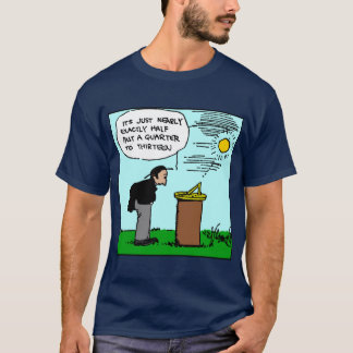 Manläsning en SundialT-tröja (Rube Goldberg konst) T-shirt