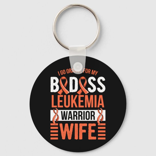 Manlig Aml Leukemi Design För En Make Av En Nyckelring (Framsida)