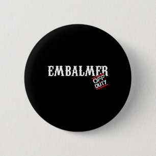 Manlig balsamerare likboxare likbegravning present knapp