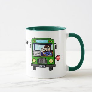 Manlig bästa Buss-drivrutin, anpassad Mugg