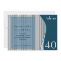 Manlig Elegant Inbjudan