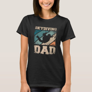 Manlig Fallskärmshoppning Pappa Pappa T Shirt