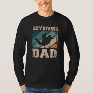 Manlig Fallskärmshoppning Pappa Pappa T Shirt