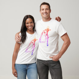 manlig figur bak pastel färger T-Shirt