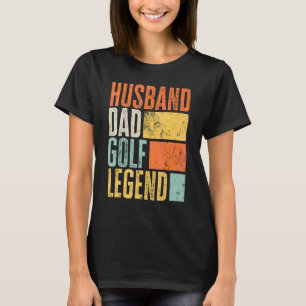 Manlig golfspelare make pappa legendarisk golfare t shirt