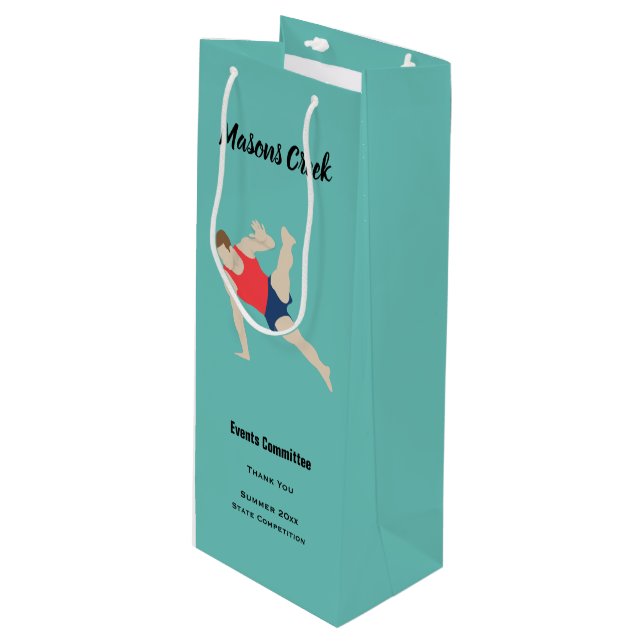 Manlig gymnast (Framsidan Vinklad)