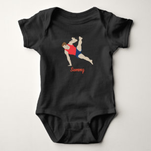 Manlig gymnast t shirt