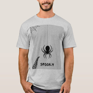 manlig halva t-shirt spindeldesign
