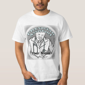 manlig läkarassistent t shirt