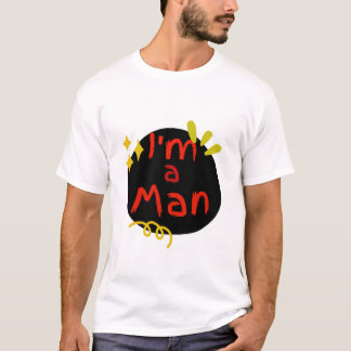 Manlig Man som Gör Manliga Saker T Shirt