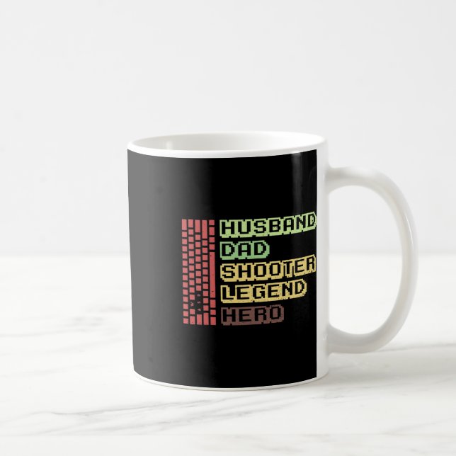 Manlig mus Gamer Design för din datorspel H Kaffemugg (Höger)