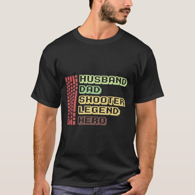 Manlig mus Gamer Design för din datorspel H T Shirt (Framsida)