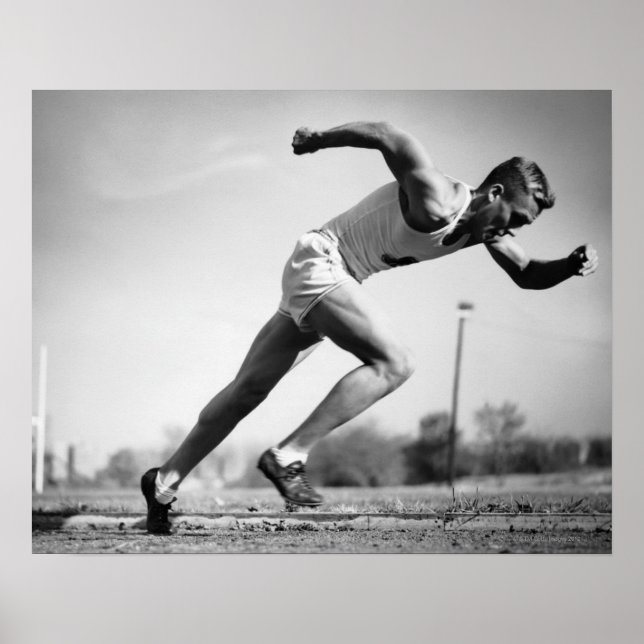 Manlig Springer Poster (Framsidan)