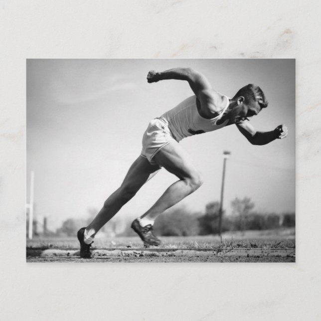 Manlig Springer Vykort (Framsida)