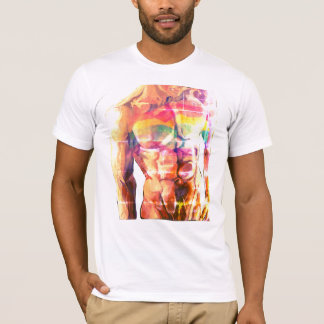 Manlig torso flagga 2 T-Shirt